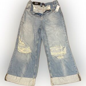 Urban Outfitters Skater Baggy Light Blue Wide Leg Jeans